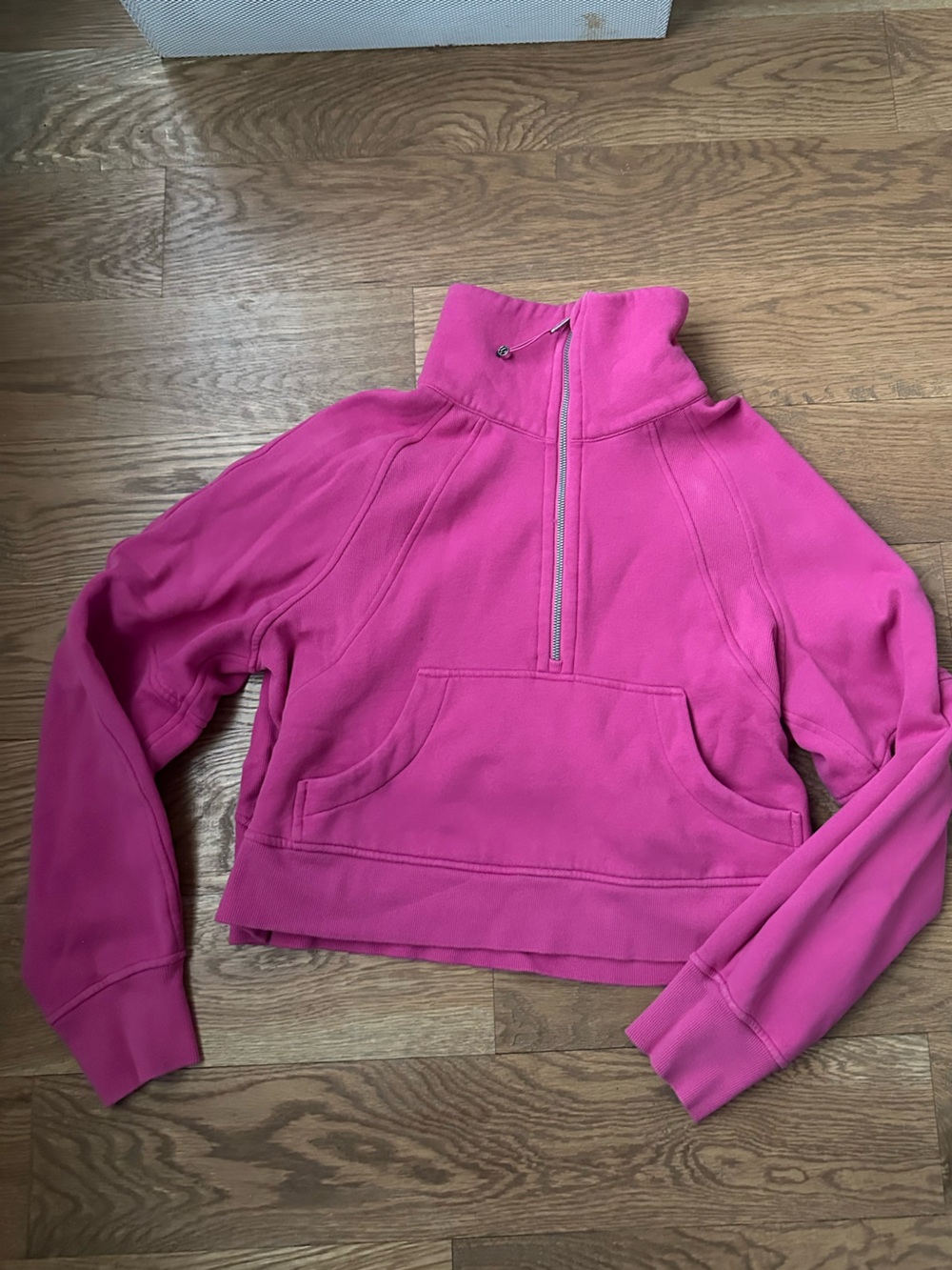 lululemon athletica Magenta Cropped Funnel Neck Jacket
